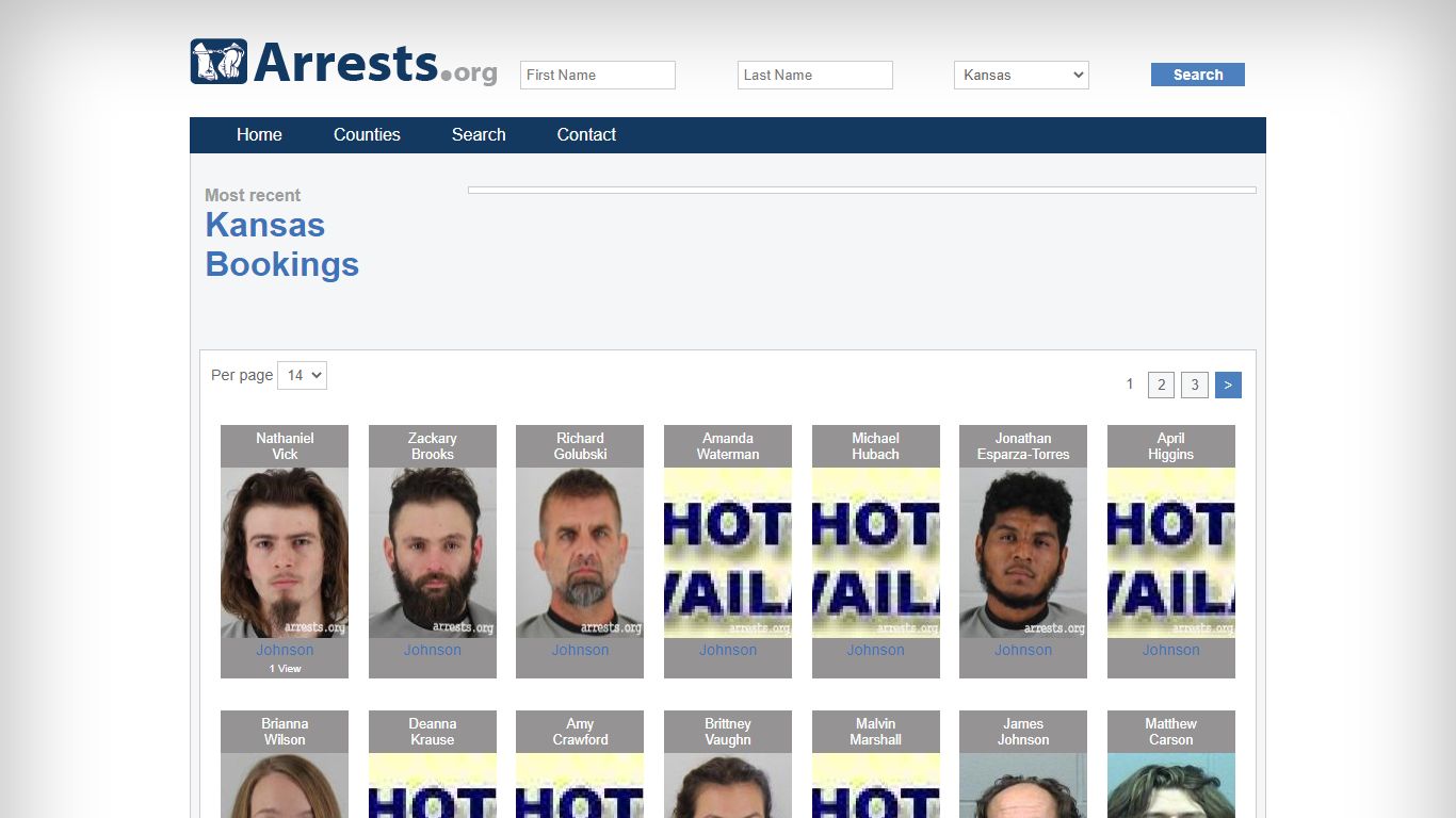 Kansas Arrests and Inmate Search